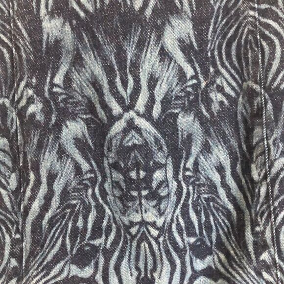 NWT 7 For All Mankind Jean Zebra Print Skirt -27 - Picture 6 of 10